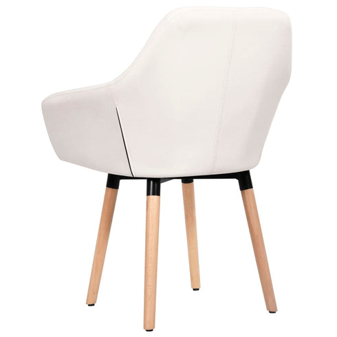 Swen Studio -  Dining Chairs 6 pcs Cream Fabric (UK/IE/FI/NO only) (3x331493)